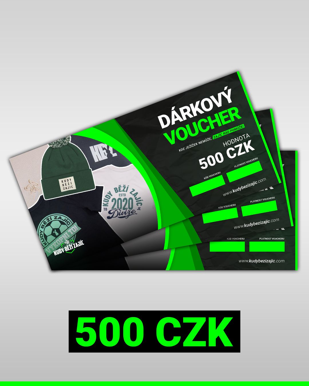 Dárková karta 500 CZK