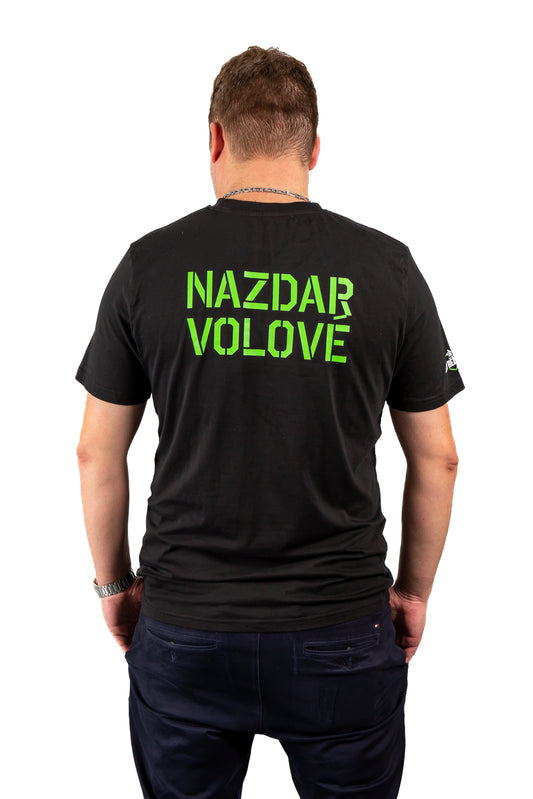 Tričko Černé Záda "NAZDAR VOLOVÉ"