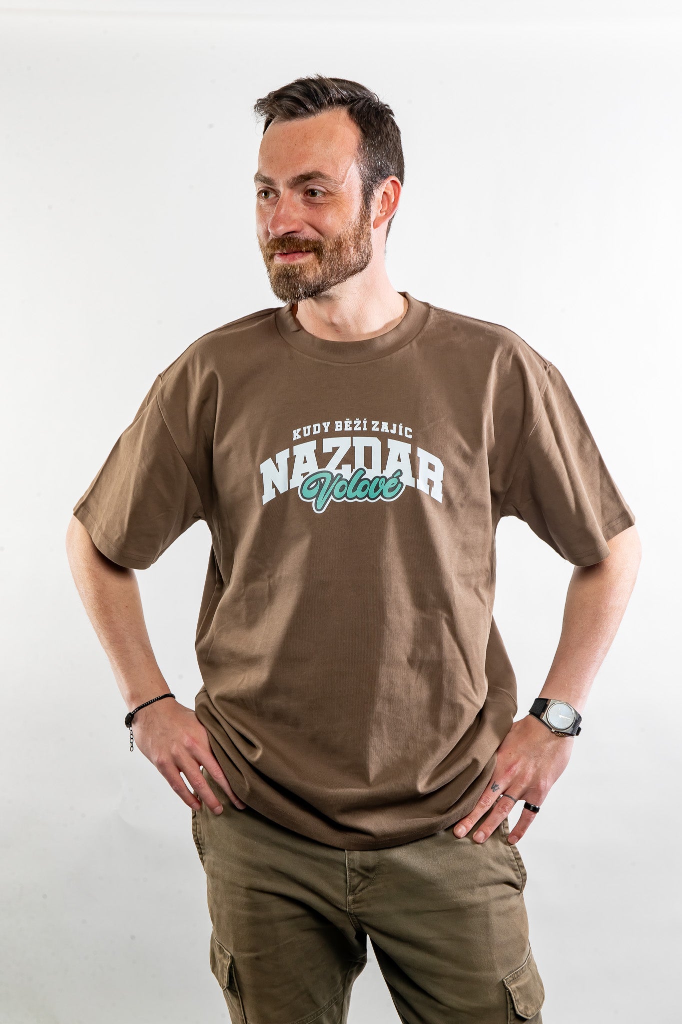 Tričko, NAZDAR VOLOVÉ, HNĚDÉ
