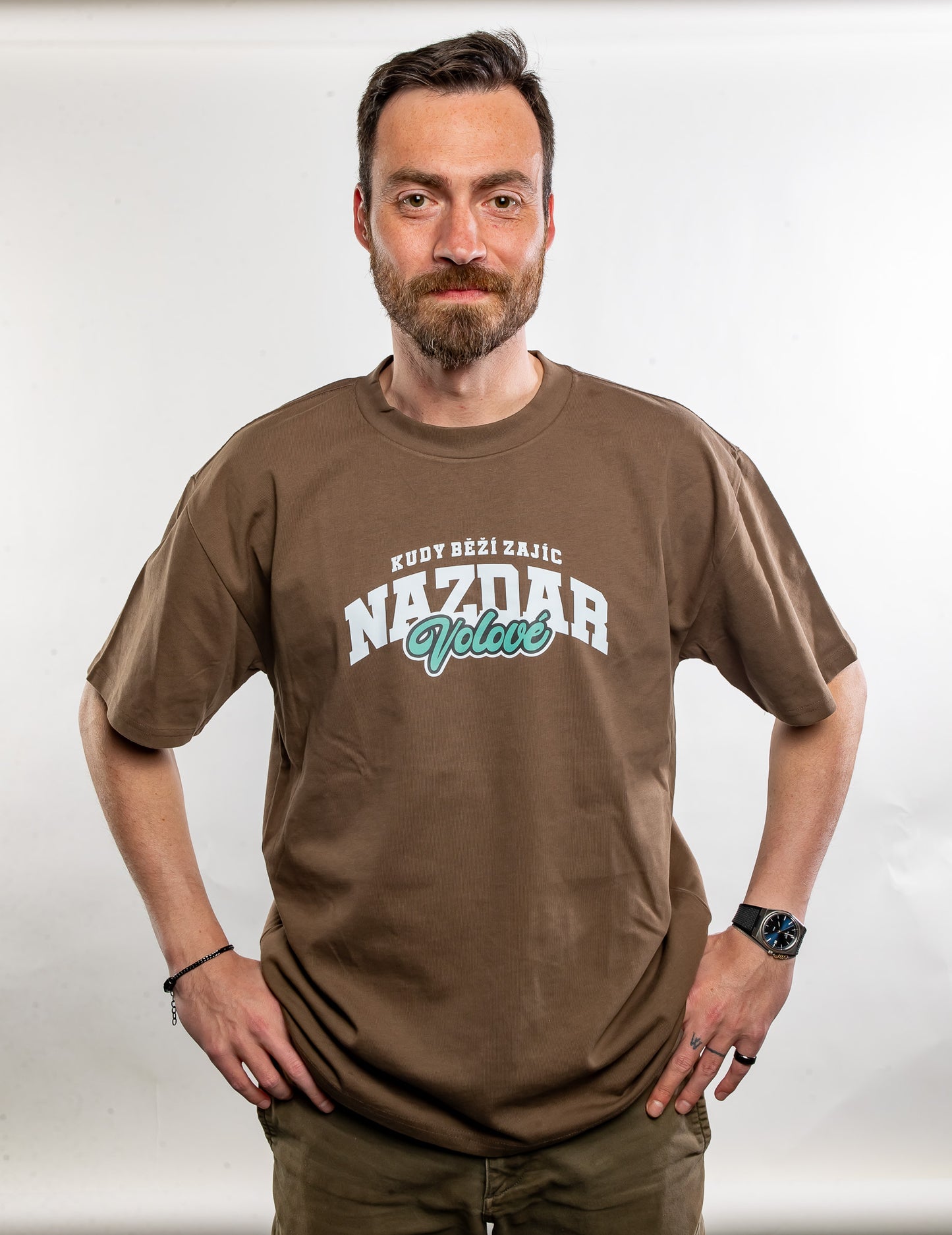 Tričko, NAZDAR VOLOVÉ, HNĚDÉ