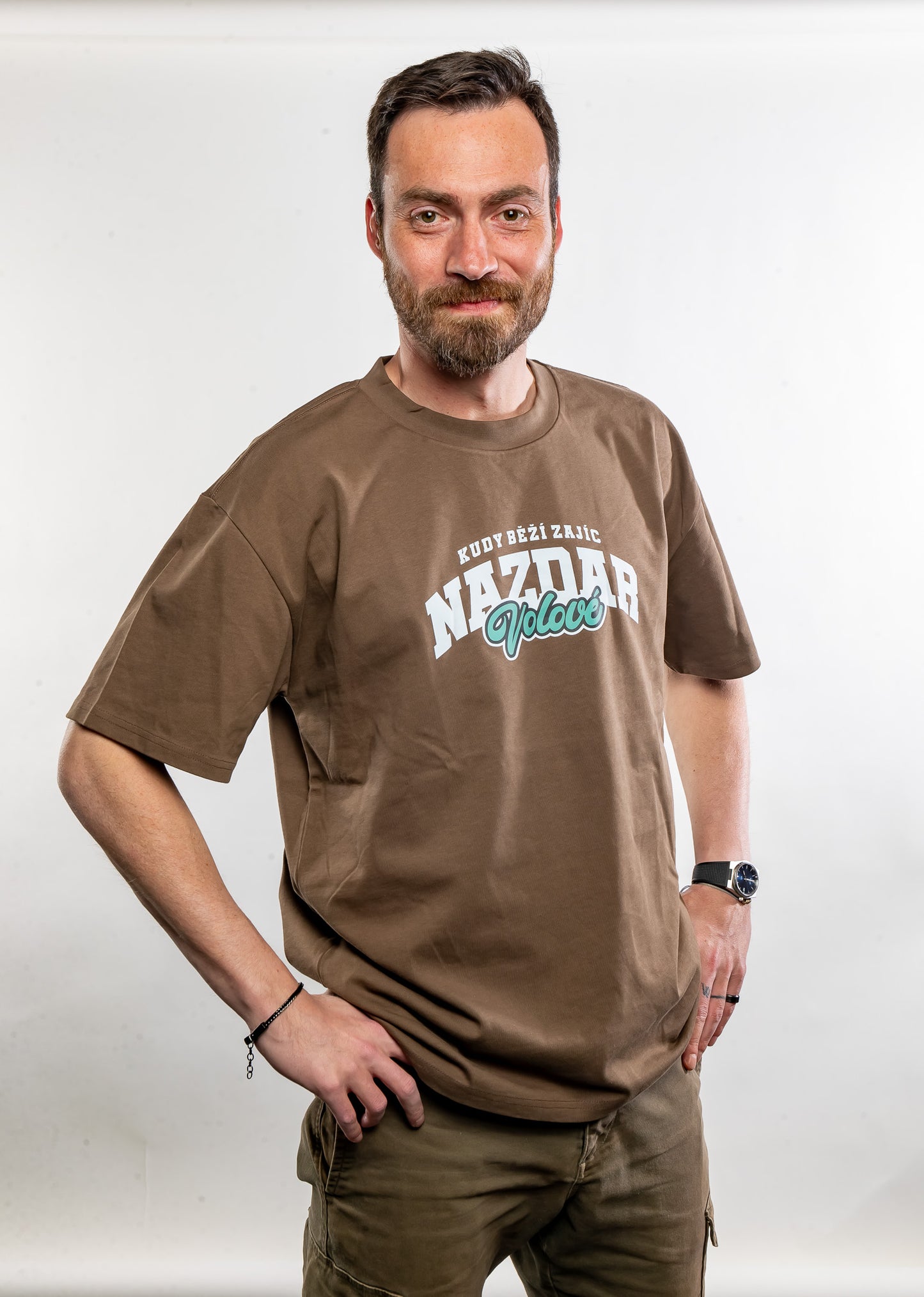 Tričko, NAZDAR VOLOVÉ, HNĚDÉ