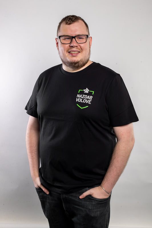 Tričko erb, NAZDAR VOLOVÉ, ČERNÉ