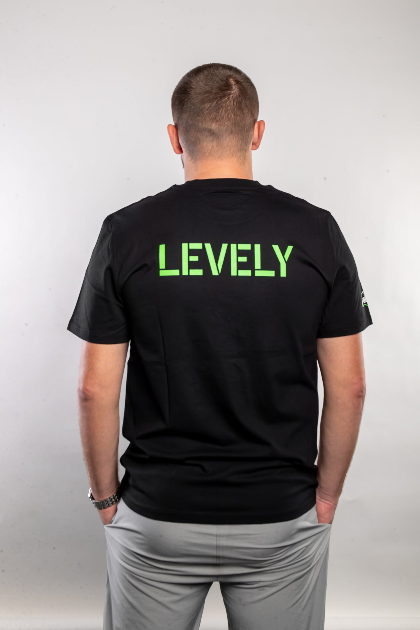 Tričko záda, LEVELY, ČERNÉ